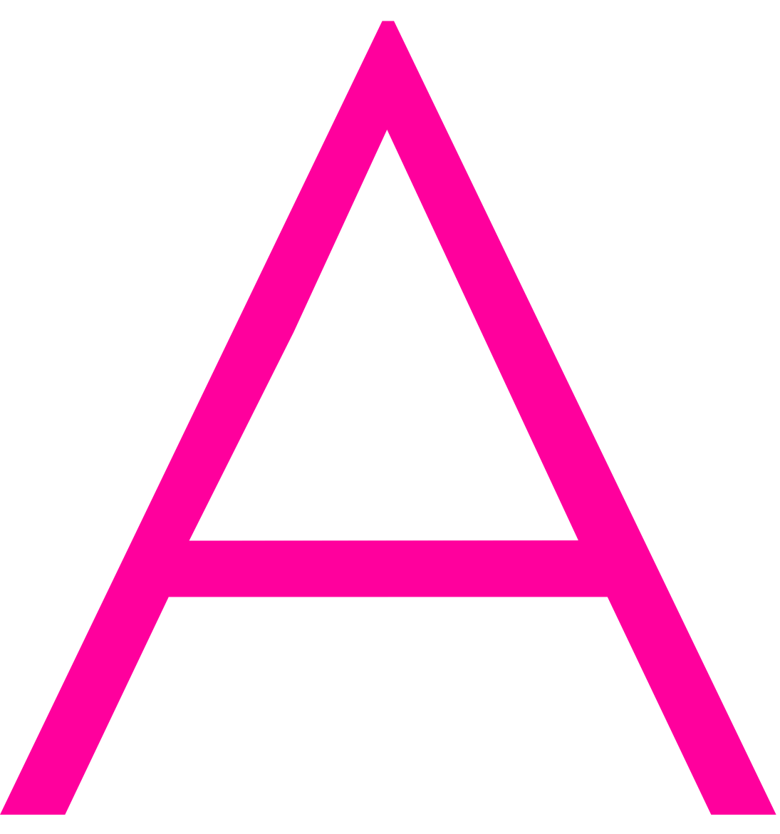 A 글자