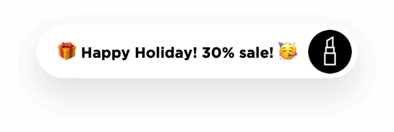 Happy Holiday! 30% sale