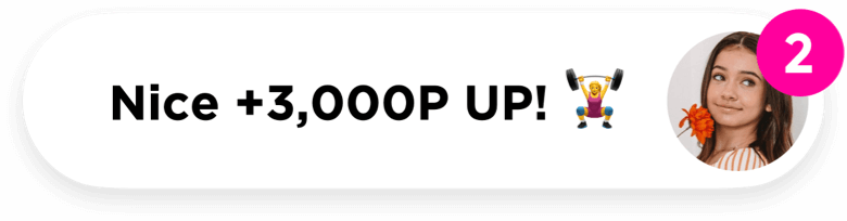 Nice +3,000 UP!